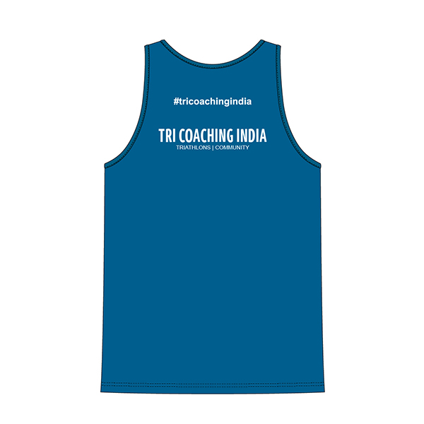 MENS CLUB T-SHIRT BLUE (SLEEVELESS)